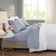 Beautyrest 600 Thread Count Cooling 4-Piece Sheet Set, Blue, Queen