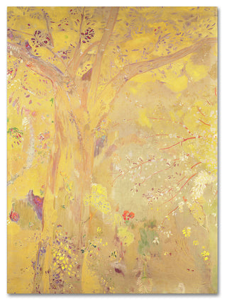 'Yellow Tree, 1900' Canvas Art by Odilon Redon