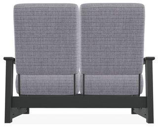 Leeward Deep Seat Outdoor Loveseat with Hidden Motion, Proven Ash/Graphite