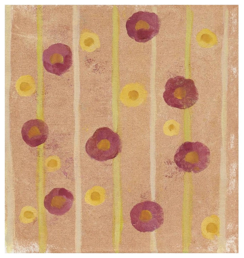 "Breezy Floral Element 2" Digital Paper Print by Silvia Vassileva, 36"x38"