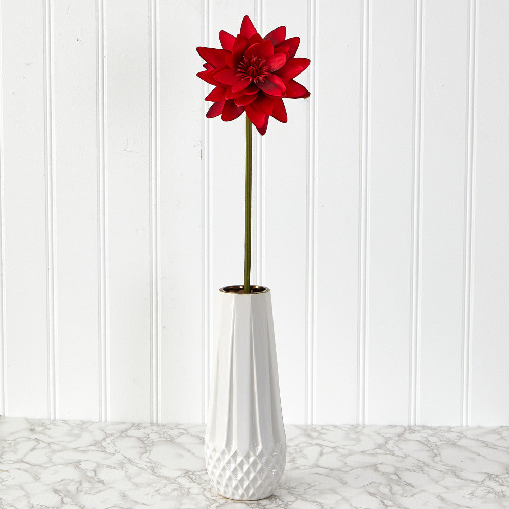 28" Lotus Artificial Flower, Set of 4
