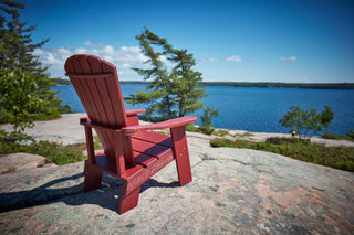 Captiva Casual Adirondack Chair, Red Rock