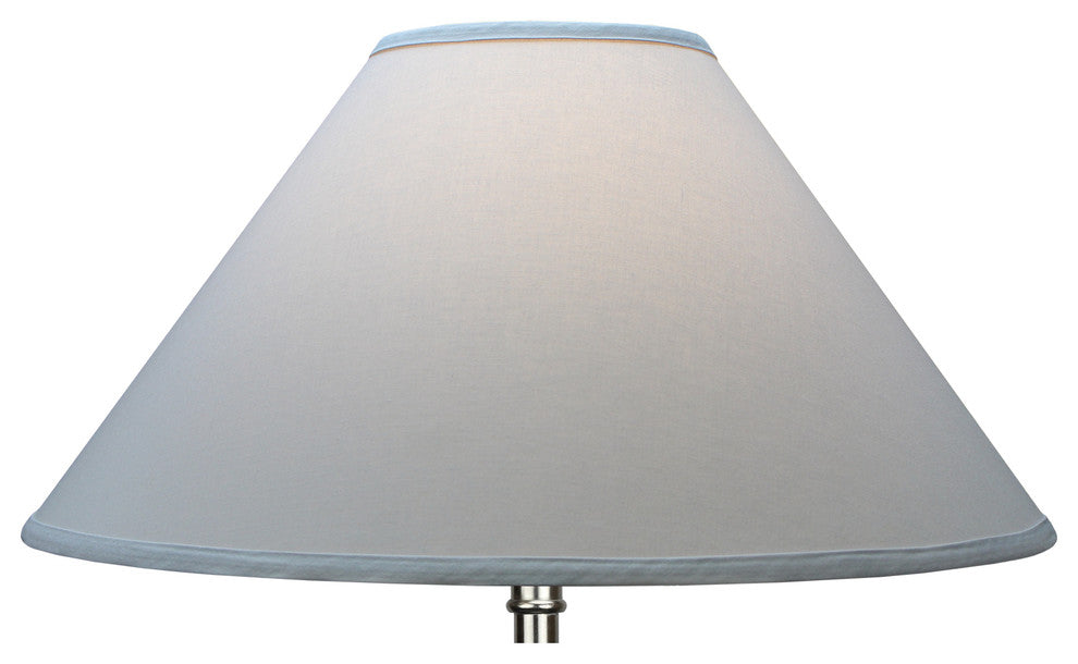 Fenchel Shades, 7"x22"x13" Spider Attachment Empire Lamp Shade, Linen