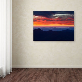 'Mount Mitchell Sunset' Canvas Art by Pierre Leclerc