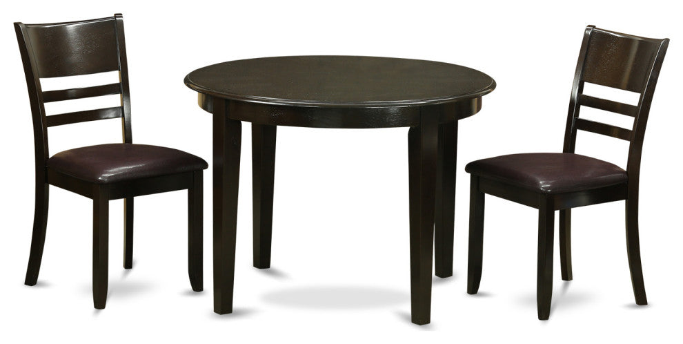 3 Pc Kitchen Table Set -Small Table And 2 Kitchen Chairs