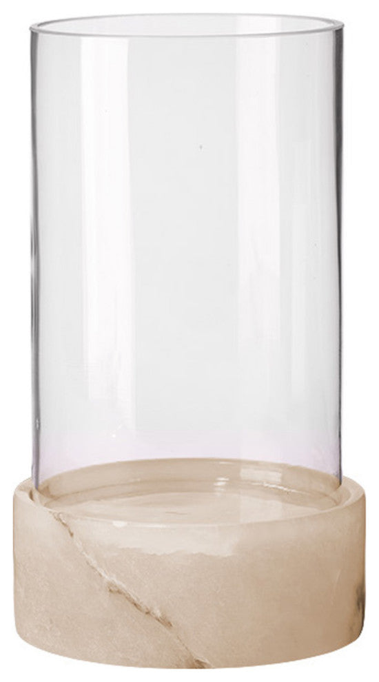 Charlotte Stacked Alabaster Hurricane, Short