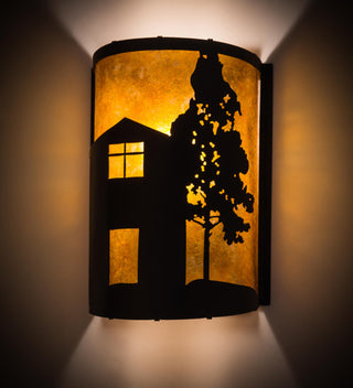 8 Wide County Fair Wall Sconce