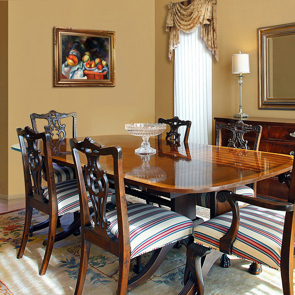 Still Life with Melons and Apples