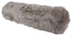 Longwool Sheepskin 30"x8" Bolster Cushion, Taupe