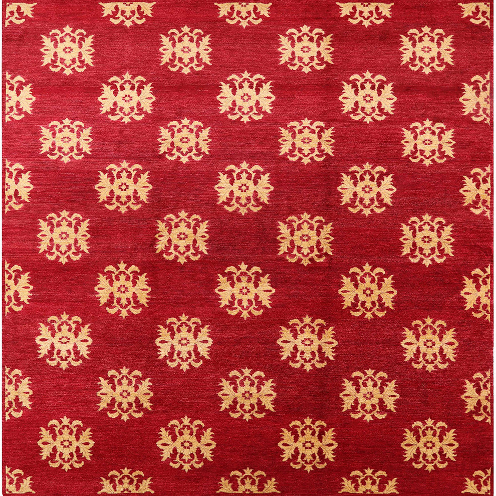 Ahgly Company Indoor Square Mid-Century Modern Area Rugs, 8' Square