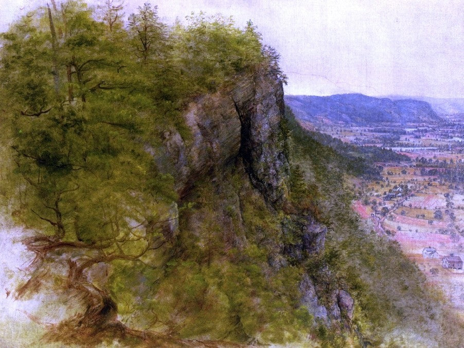 Asher Brown Durand Mountain Vista Premium Canvas Print