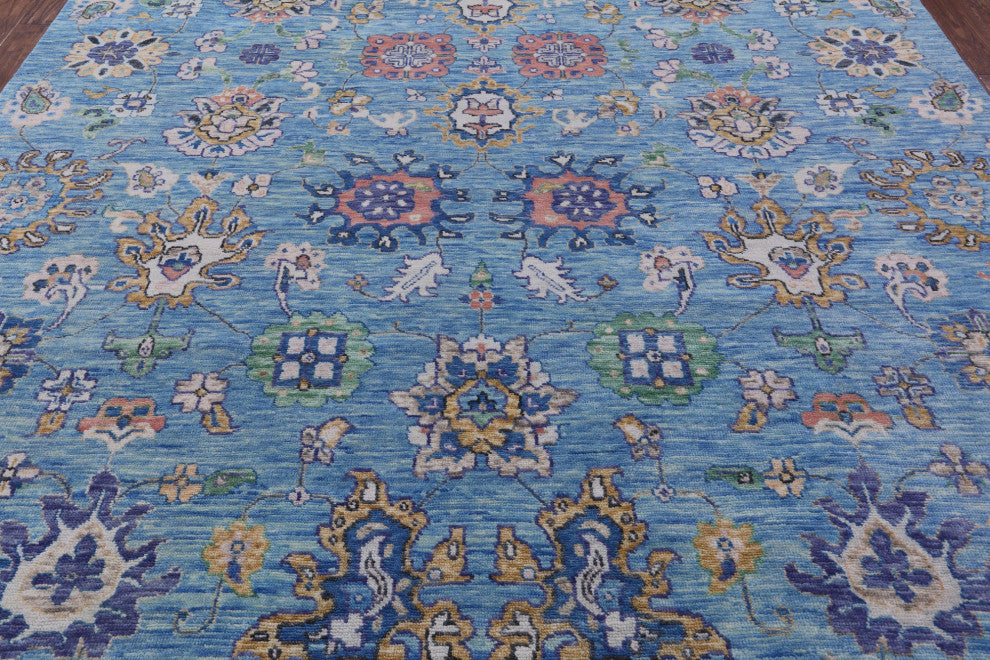 10' 0" X 14' 0" Turkish Oushak Handmade Wool Rug - Q13266