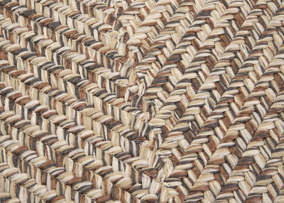 Corsica CC89 Storm Gray Indoor/Outdoor Area Rug, Rectangular 2'x4'