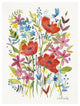 "Watercolor Flowers IV" Digital Paper Print by Anne Tavoletti, 26"x34"