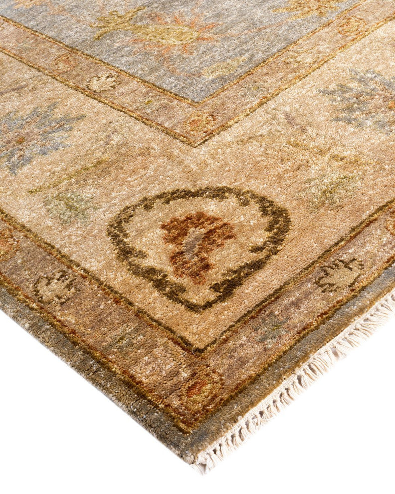 Oushak One-of-a-Kind Handmade Area Rug Gray, 7' 10" x 10' 1"