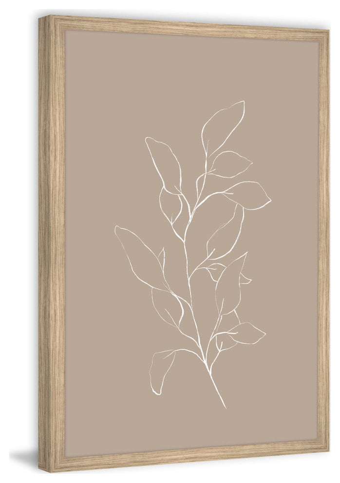"Bare Leaves" Framed Painting Print, 16x24