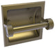 Continental Recessed Toilet Tissue Holder Groovy Accents, Antique Brass