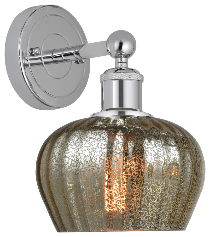 Innovations 616-1W-PC-G96 Fenton 1 Light 6.5" Sconce, Polished Chrome