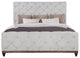 Lydia Rolled Headboard Standard Bed, Queen