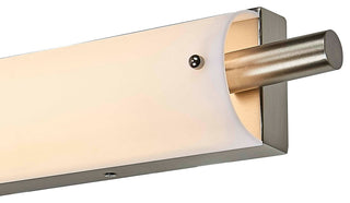 NBWL1032-30LED - 30 inch LED Vanity Light with white acrylic shade