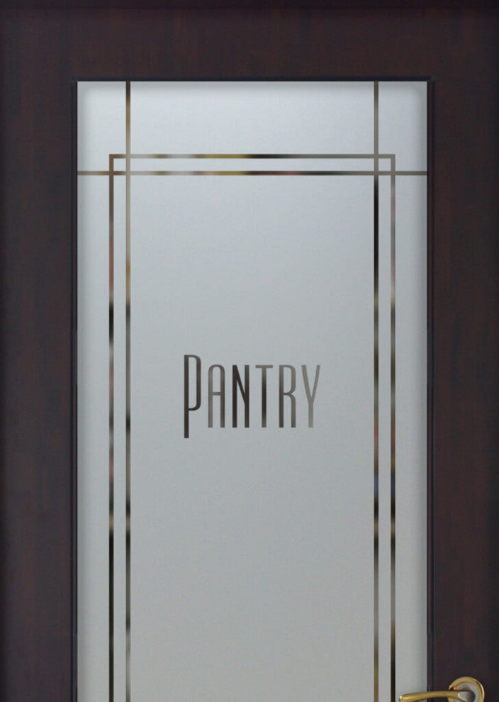 Pantry Door - Ultra Pantry - Primed - 24" x 84" - Knob on Left - Push Open