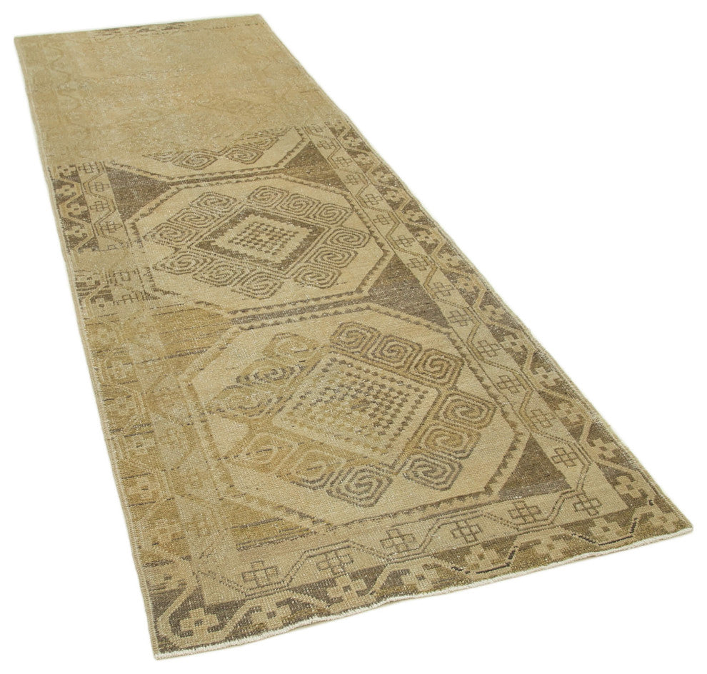 Rug N Carpet - Handwoven Oriental 3' 5'' x 9' 7'' Low Pile  Wool Rug