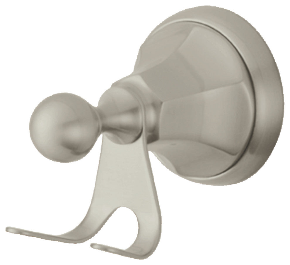 Kingston Brass Robe Hook, Brushed Nickel
