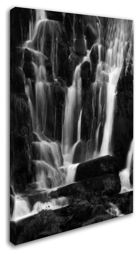 'White Waterfall' Canvas Art by Philippe Sainte-Laudy