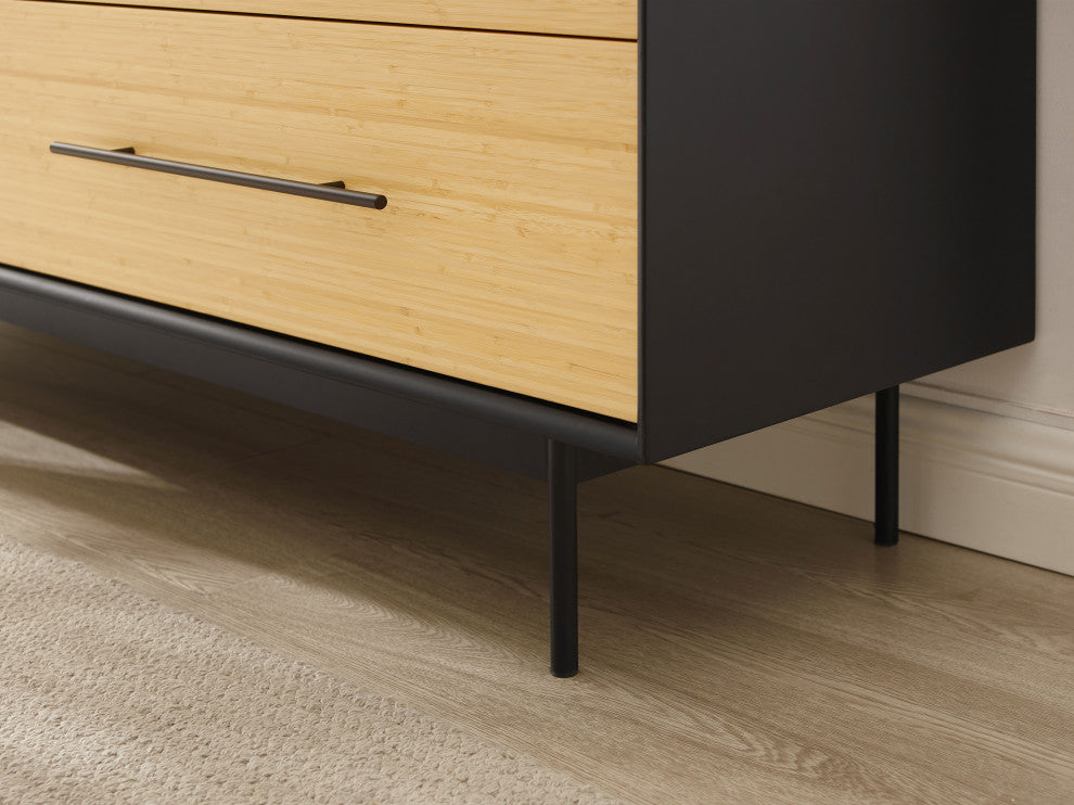 Santa Cruz 4 Drawer High Chest, Wheat