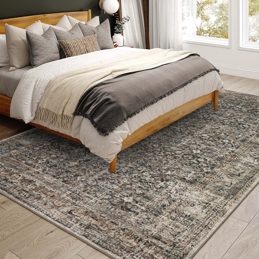 Jericho JC10 Mushroom 5' x 7'6" Rug