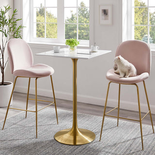 Tulip 28" Square Bar Table