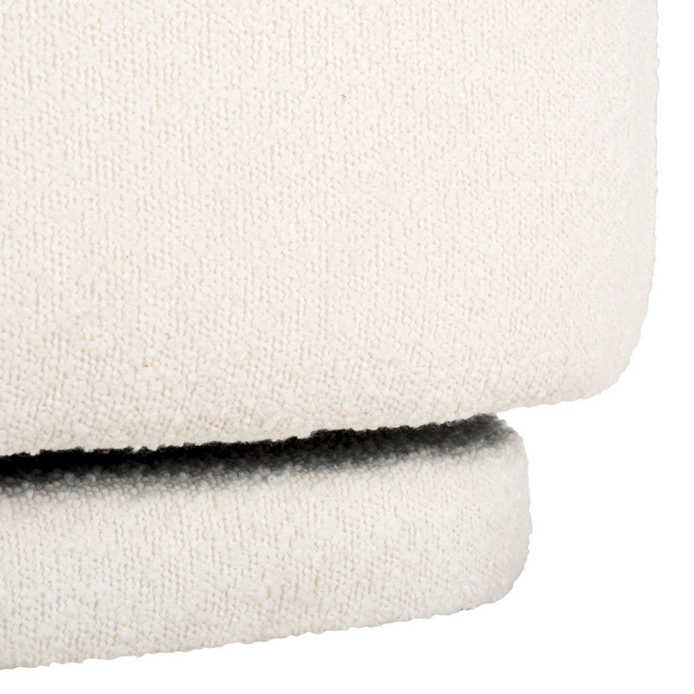 Safavieh Couture Bianka Boucle Swivel Chair, Ivory