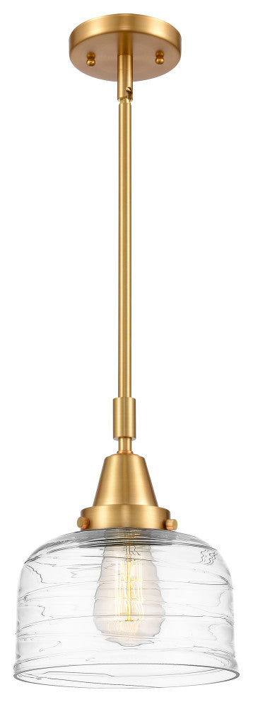 Innovations 447-1S-SG-G713 1-Light Mini Pendant, Satin Gold