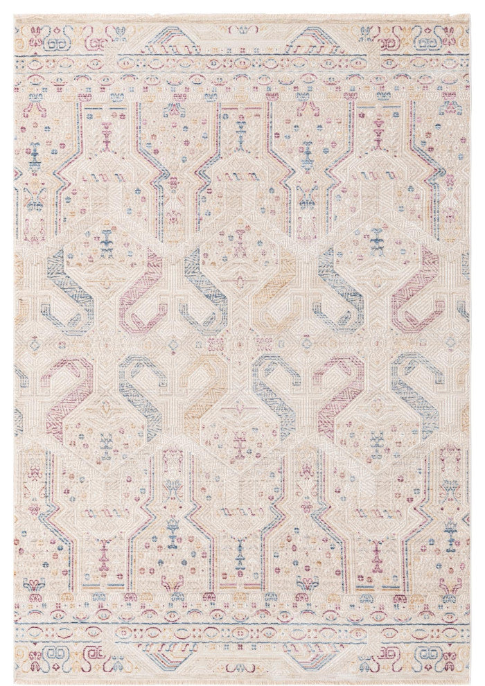 Unique Loom Congruence Deepa Rug, Ivory, 5'3"x7'9"
