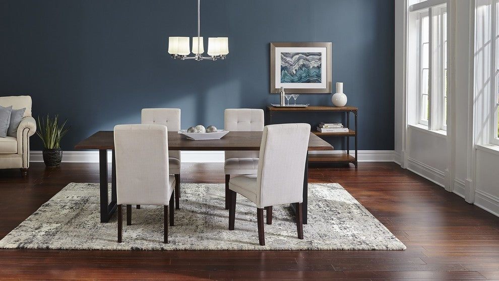 Celeste 5-Light Hanging Chandelier, Brushed Nickel