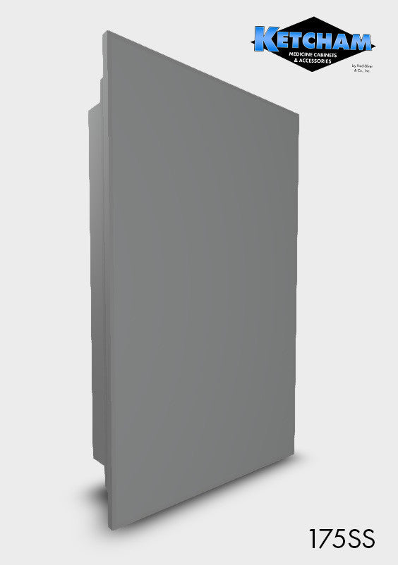 Stainless Steel Series Medicine Cabinet, 16"x26", Recessed Mounted