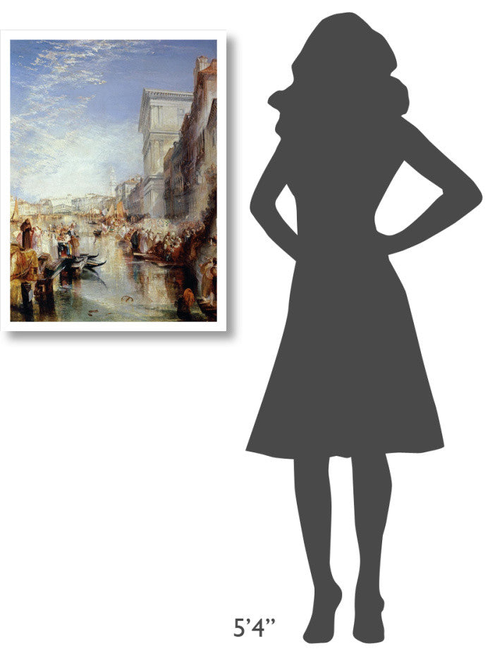 "Grand Canal, Venice: Shylock" Print by Joseph M.W. Turner, 24"x32"