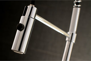 Gourmetier Single-Handle Pre-Rinse Kitchen Faucet, Polished Chrome