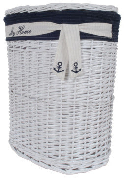 Anne Home, Set Of 5 Oval Willow Baskets