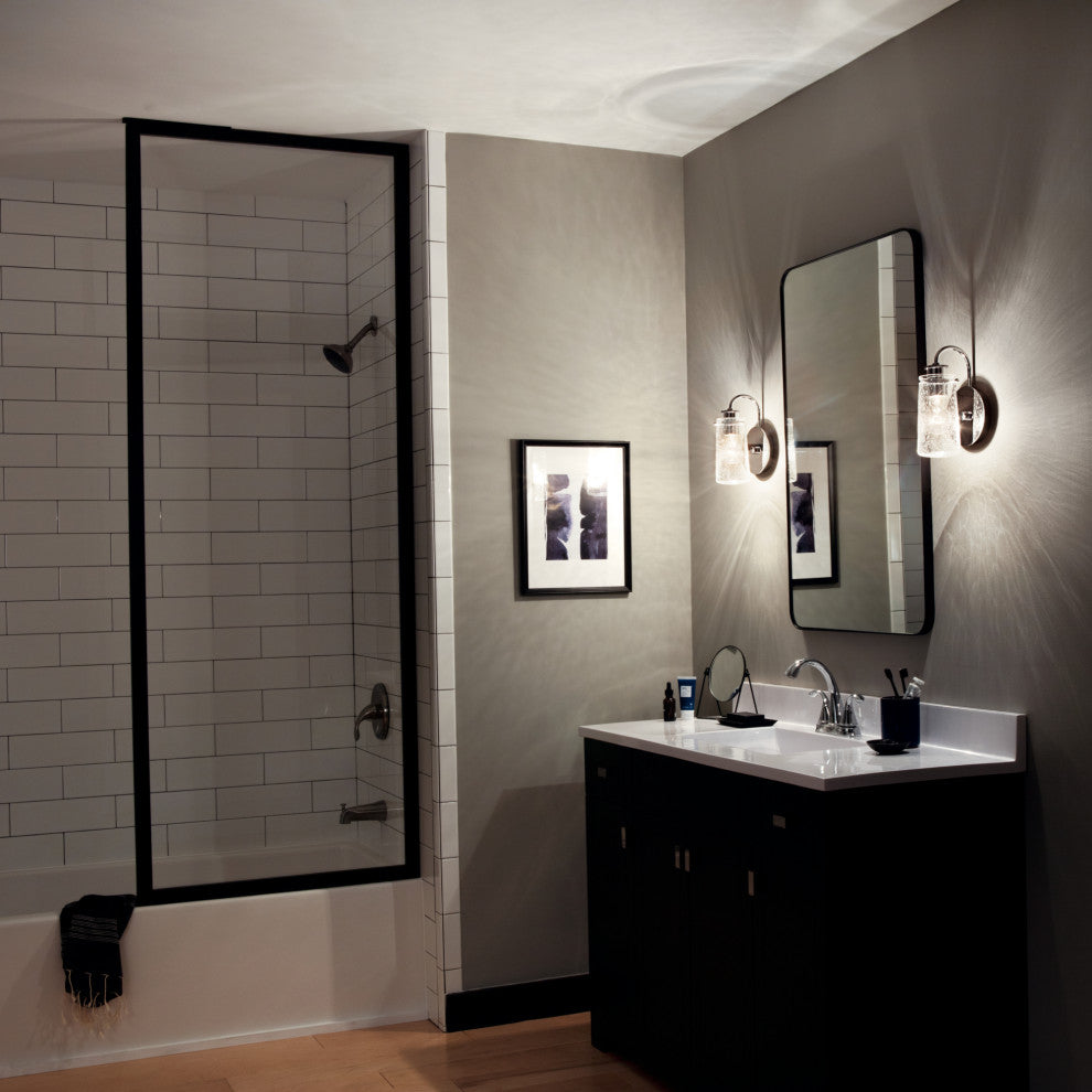 Wall Sconce 1-Light, Chrome