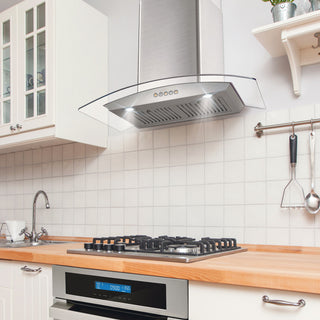 2PC Kitchen Package with 30" Gas Range & 30" Wall Mount Range Hood