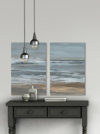 Dark Shore Diptych, 48"x36"