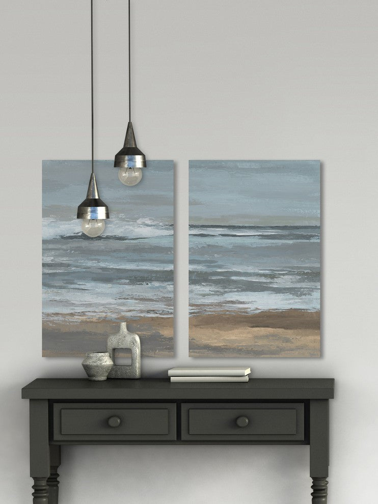 Dark Shore Diptych, 48"x36"
