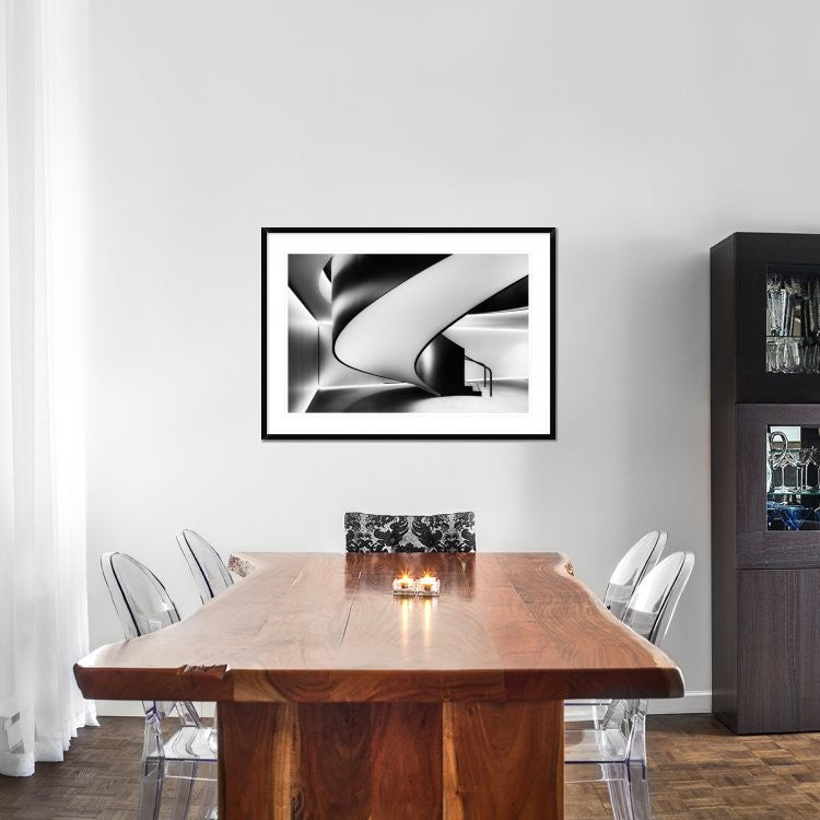 "Staircase" Framed Digital Print by Darren Kelland, 44x32"