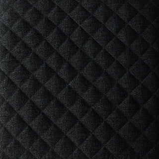 Reece Upholstered Storage Ottoman, Charcoal Gray
