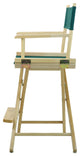 024" Director's Chair Natural Frame-Hunter Green Canvas