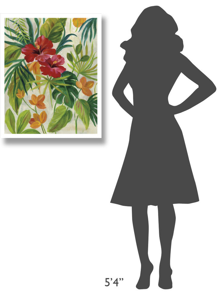 "Tropical Jewels II v2 Crop" Digital Paper Print by Silvia Vassileva, 24"x30"
