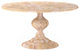 Magnolia Round Dining Table, 60", Whitewas