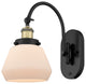 Innovations 918-1W-BAB-G171-LED Fulton 1 Light 7" Sconce, Black Antique Brass