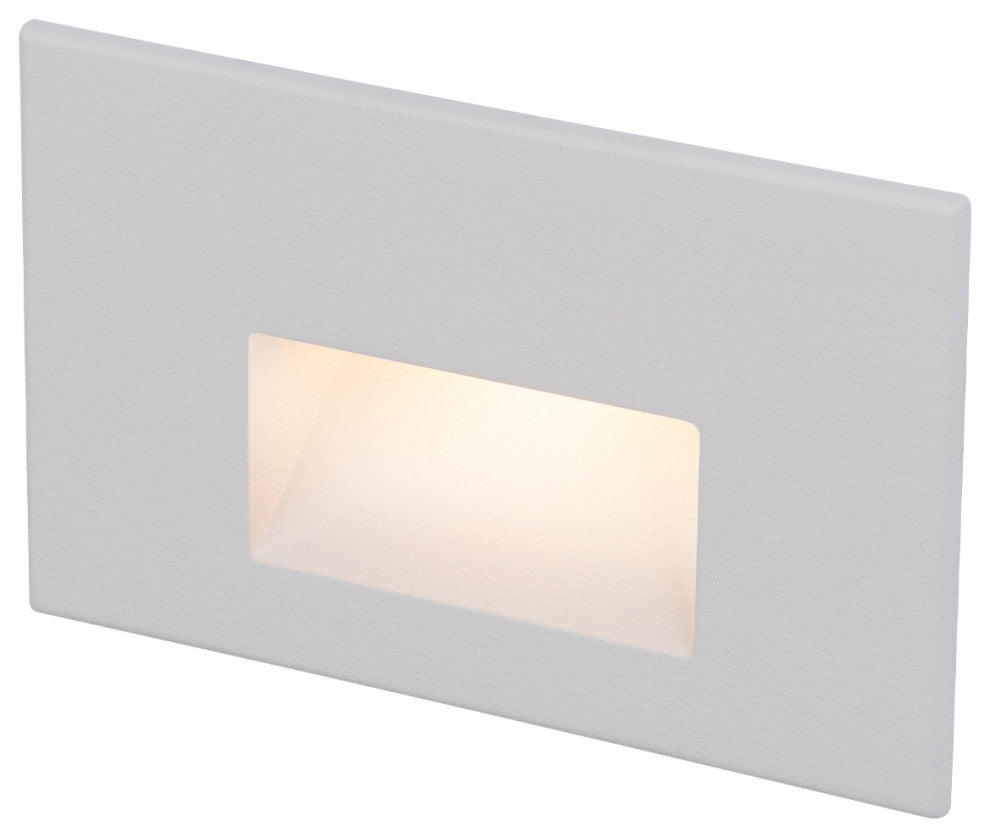 120V LED Horizontal Indoor/Outdoor Step/Wall Light 3000k, White